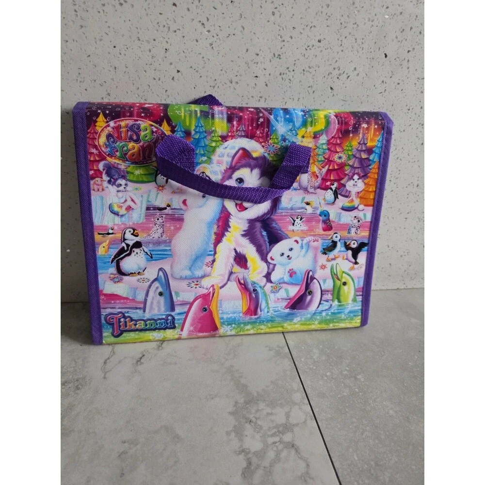 Lisa Frank Trifold Portfolio Carrying School Organizer